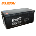 Bluesun agm solar 12v 200ah batería de ciclo profundo 12v 200ah para el sistema